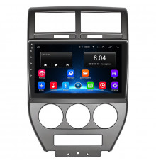 Штатная магнитола Lesko для Jeep Compass I 2006-2010 экран 10" 2/32Gb Wi-Fi GPS Base