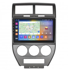 Штатная магнитола Lesko для Jeep Compass I 2006-2010 экран 10" 4/64Gb CarPlay 4G Wi-Fi GPS Prime