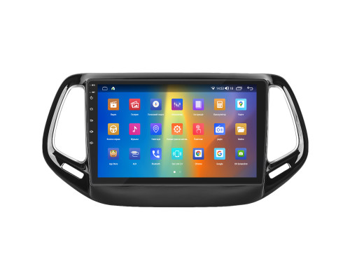 Штатная магнитола Lesko для Jeep Compass II 2017-н.в. экран 10" 2/32Gb CarPlay 4G Wi-Fi GPS Prime