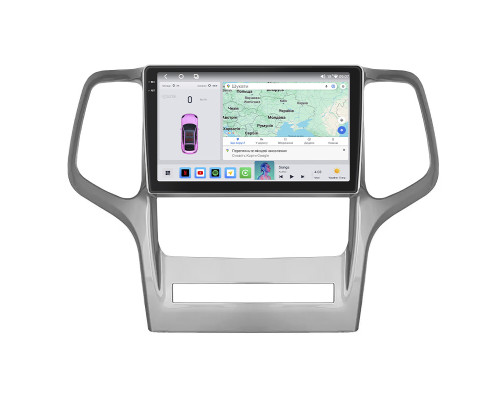 Штатная магнитола Lesko для Jeep Grand Cherokee IV (WK2) 2010-2013 экран 9" 4/64 QLED CarPlay 4G Wi-Fi GPS 360 Prime