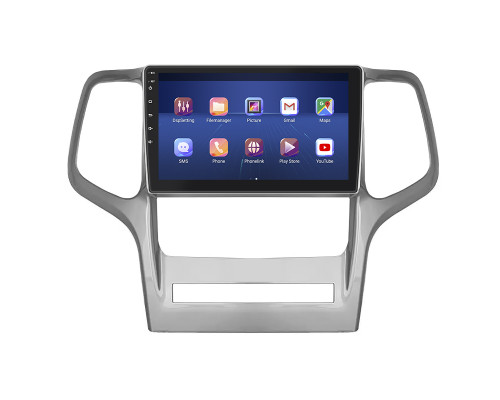 Штатная магнитола Lesko для Jeep Grand Cherokee IV (WK2) 2010-2013 экран 9" 6/128Gb 4G Wi-Fi GPS Top