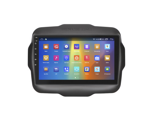 Штатная магнитола Lesko для Jeep Renegade I 2014-2019 экран 9" 2/32Gb CarPlay 4G Wi-Fi GPS Prime