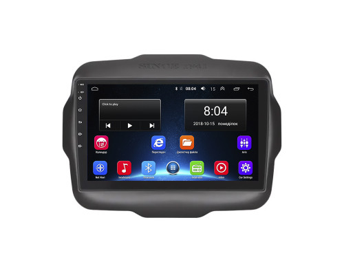 Штатная магнитола Lesko для Jeep Renegade I Рестайлинг 2018-н.в. экран 9" 2/32Gb Wi-Fi GPS Base