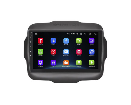 Штатная магнитола Lesko для Jeep Renegade I Рестайлинг 2018-н.в. экран 9" 2/32Gb Wi-Fi GPS Base