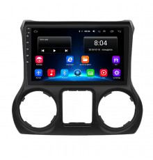 Штатная магнитола Lesko для Jeep Wrangler III (JK) 2007-2018 экран 10" 2/32Gb Wi-Fi GPS Base