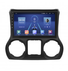 Штатная магнитола Lesko для Jeep Wrangler III (JK) 2007-2018 экран 10" 4/64Gb 4G Wi-Fi GPS Top