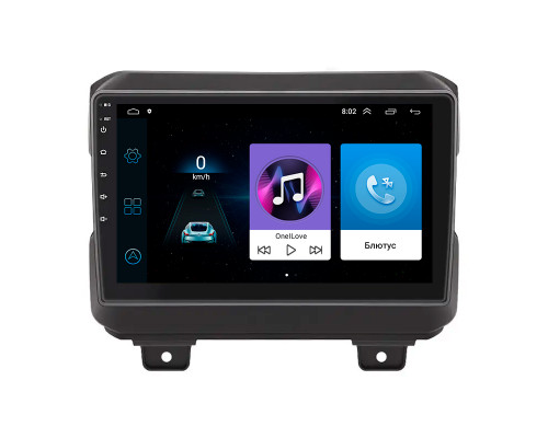 Штатная магнитола Lesko для Jeep Wrangler IV (JL) 2017-н.в. экран 9" 1/16Gb Wi-Fi GPS Base