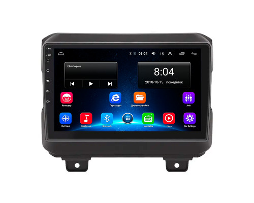 Штатная магнитола Lesko для Jeep Wrangler IV (JL) 2017-н.в. экран 9" 2/32Gb Wi-Fi GPS Base