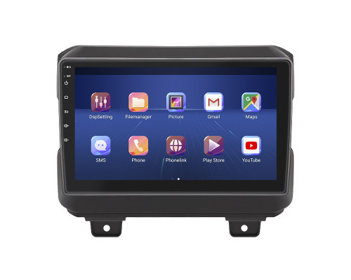 Штатная магнитола Lesko для Jeep Wrangler IV (JL) 2017-н.в. экран 9" 2/32Gb 4G Wi-Fi GPS Top