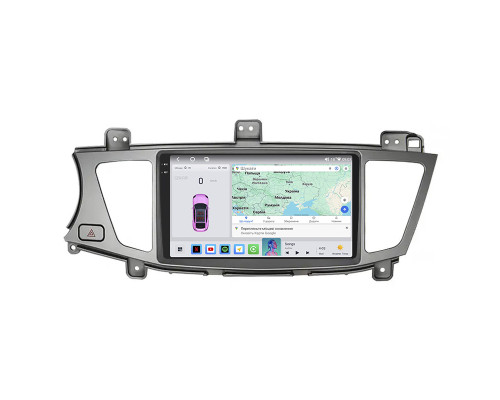 Штатная магнитола Lesko для Kia Cadenza I 2009-2013 экран 9" 4/64 QLED CarPlay 4G Wi-Fi GPS 360 Prime