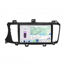 Штатная магнитола Lesko для Kia Cadenza I Рестайлинг 2013-2016 экран 9" 4/64 QLED CarPlay 4G Wi-Fi GPS 360 Prime