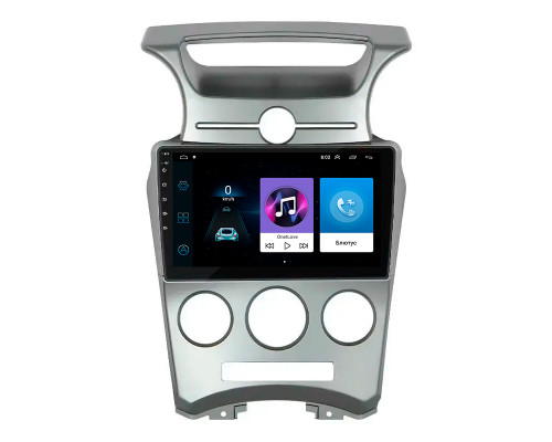 Штатная магнитола Lesko для Kia Carens II (UN) 2006-2012 экран 9" 1/16Gb Wi-Fi GPS Base