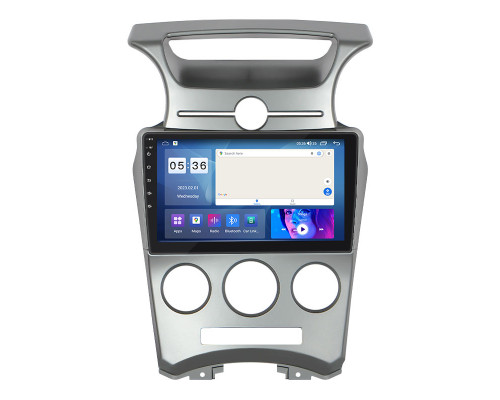 Штатная магнитола Lesko для Kia Carens II 2006-2012 с экраном 9", CarPlay, 4G, Wi-Fi, GPS