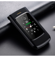 Телефон Tkexun F18 (Happyhere F18) black. Dual display