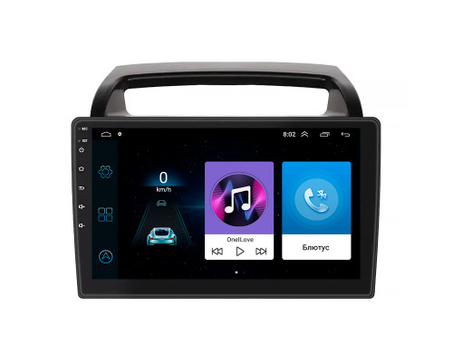 Штатная магнитола Lesko для Kia Carnival II 2006-2014 экран 9" 1/16Gb Wi-Fi GPS Base