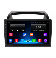 Штатная магнитола Lesko для Kia Carnival II 2006-2014 экран 9" 2/32Gb Wi-Fi GPS Base