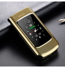 Телефон Tkexun F18 (Happyhere F18) gold. Dual display