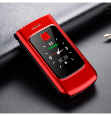 Телефон Tkexun F18 (Happyhere F18) red. Dual display