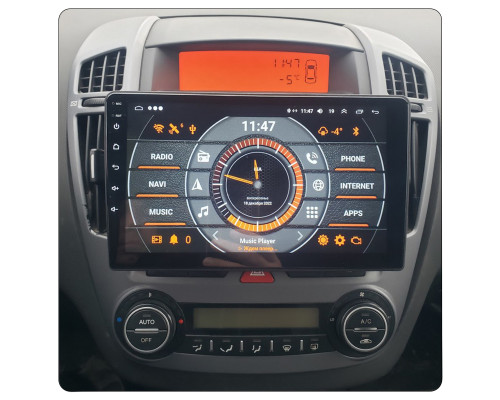 Штатная магнитола Lesko для Kia Ceed I 2006-2010 экран 9" 2/32Gb CarPlay 4G Wi-Fi GPS Prime