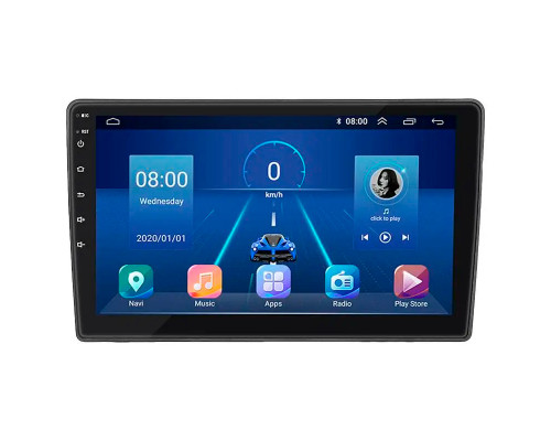 Штатная магнитола Lesko для Kia Ceed I Рестайлинг 2010-2012 экран 9" 6/128Gb 4G Wi-Fi GPS Top