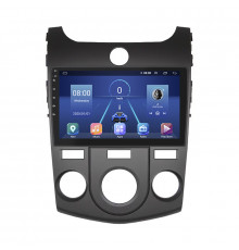 Штатная магнитола Lesko для Kia Cerato II Manual AC 2008-2013 экран 9" 2/32Gb 4G Wi-Fi GPS Top