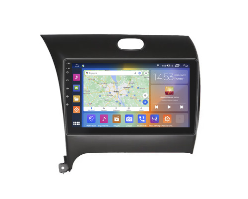 Штатная магнитола Lesko для Kia Cerato III 2013-2016 экран 9" 2/32Gb CarPlay 4G Wi-Fi GPS Prime