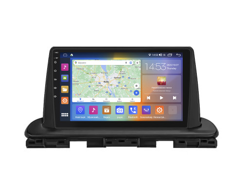 Штатная магнитола Lesko для Kia Cerato IV 2018-2021 экран 9" 2/32Gb CarPlay 4G Wi-Fi GPS Prime