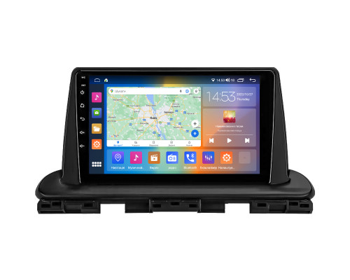 Штатная магнитола Lesko для Kia Cerato IV Рестайлинг 2021-н.в. экран 9" 2/32Gb CarPlay 4G Wi-Fi GPS Prime