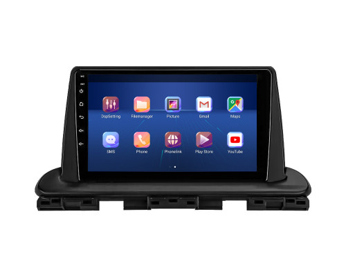 Штатная магнитола Lesko для Kia Cerato IV Рестайлинг 2021-н.в. экран 9" 4/64Gb 4G Wi-Fi GPS Top