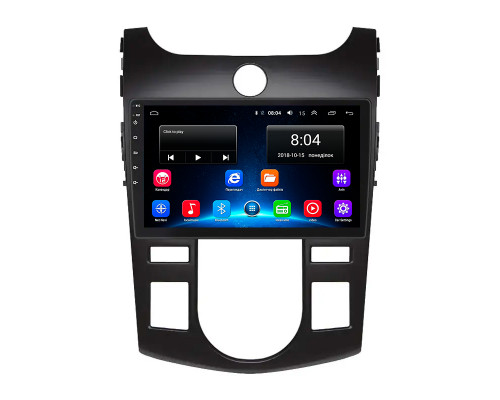 Штатная магнитола Lesko для Kia Forte I 2008-2013 экран 9" 2/32Gb Wi-Fi GPS Base