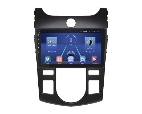 Штатная магнитола Lesko для Kia Forte I 2008-2013 экран 9" 4/64Gb 4G Wi-Fi GPS Top