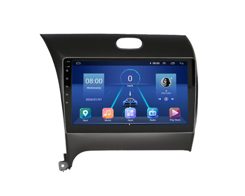 Штатная магнитола Lesko для Kia Forte II Рестайлинг 2016-2018 экран 9" 2/32Gb 4G Wi-Fi GPS Top