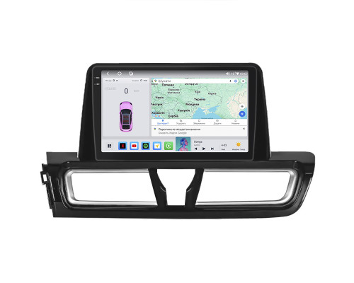 Штатная магнитола Lesko для Kia Forte III 2018-2021 экран 9" 4/64 QLED CarPlay 4G Wi-Fi GPS 360 Prime