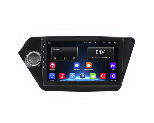 Штатная магнитола Lesko для Kia K2 III (QB) 2011-2017 экран 9" 2/32Gb Wi-Fi GPS Base