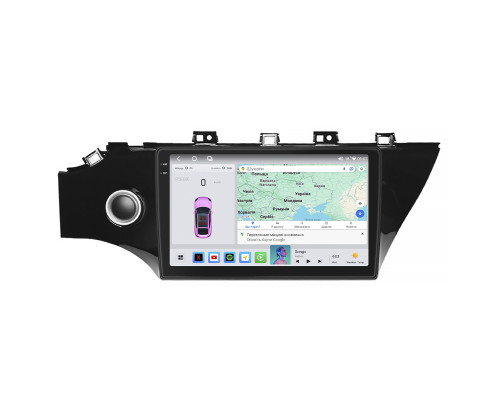 Штатная магнитола Lesko для Kia K2 IV (FB) 2017-н.в. экран 10" 4/64 QLED CarPlay 4G Wi-Fi GPS 360 Prime