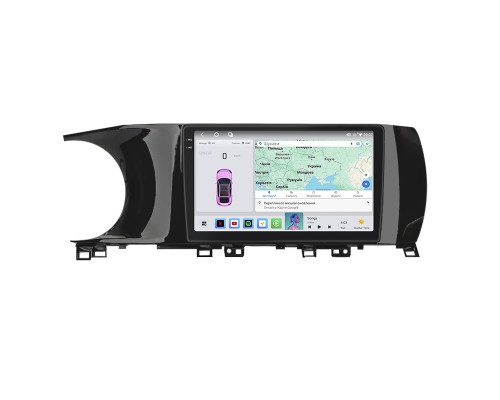 Штатная магнитола Lesko для Kia K5 III 2020-н.в. экран 10" 4/64 QLED CarPlay 4G Wi-Fi GPS 360 Prime