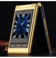 Телефон Tkexun G10 (Yeemi G10-C, Happyhere F7) gold. Dual display