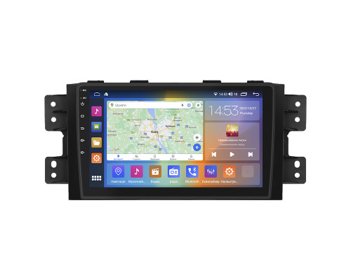 Штатная магнитола Lesko для Kia Mohave I 2008-2016 экран 9" 4/64Gb CarPlay 4G Wi-Fi GPS Prime
