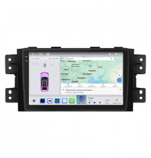 Штатная магнитола Lesko для Kia Mohave I 2008-2016 экран 9" 4/64 QLED CarPlay 4G Wi-Fi GPS 360 Prime