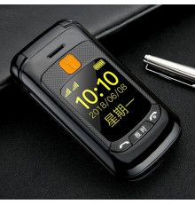 Телефон Gzone F899 (Mafam F899) black. Touch dual screen. Flip. English Keyboard