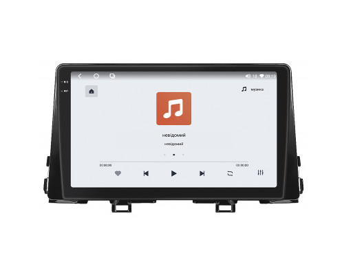 Штатная магнитола Lesko для Kia Morning III 2017-н.в. экран 9" 4/64 QLED CarPlay 4G Wi-Fi GPS 360 Prime