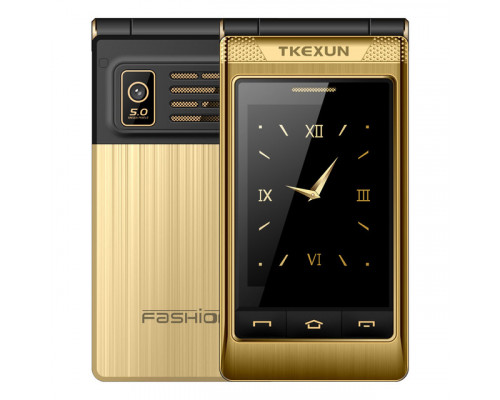 Телефон Tkexun G10-1 4G (Yeemi G10-1) gold. Dual display