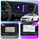 Штатная магнитола Lesko для Kia Optima III Рестайлинг 2013-2015 экран 9" 1/16Gb Wi-Fi GPS Base