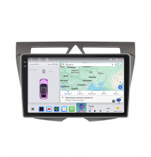 Штатная магнитола Lesko для Kia Picanto I Рестайлинг 2007-2011 экран 9" 4/64 QLED CarPlay 4G Wi-Fi GPS 360 Prime