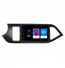 Штатная магнитола Lesko для Kia Picanto II 2011-2015 экран 9" 1/16Gb Wi-Fi GPS Base