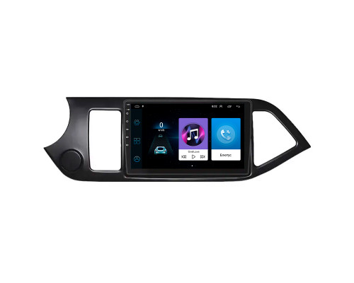 Штатная магнитола Lesko для Kia Picanto II 2011-2015 экран 9" 1/16Gb Wi-Fi GPS Base