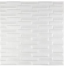 3D панель самоклеющаяся кладка 770х700х5мм Белая (031) SW-00000167