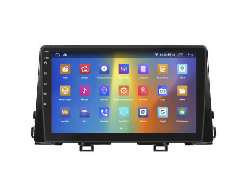 Штатная магнитола Lesko для Kia Picanto III 2017-2021 экран 9" 2/32Gb CarPlay 4G Wi-Fi GPS Prime