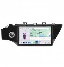 Штатная магнитола Lesko для Kia Rio IV 2017-2020 экран 10" 4/64 QLED CarPlay 4G Wi-Fi GPS 360 Prime