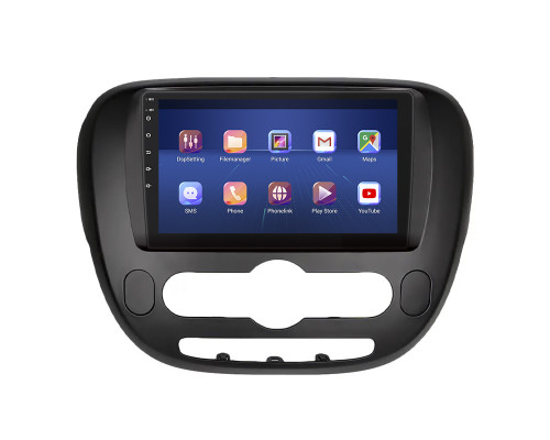 Штатная магнитола Lesko для Kia Soul II 2013-2016 экран 9" 4/64Gb 4G Wi-Fi GPS Top